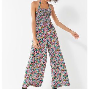 Urban Outfitters Smocked Lola Jumpsuit